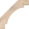 Ekena Millwork 3 1/2"W x 22"D x 22"H Merced Smooth Knee Brace, Douglas Fir BRC04X22X22MRC00SDF - alternate 3